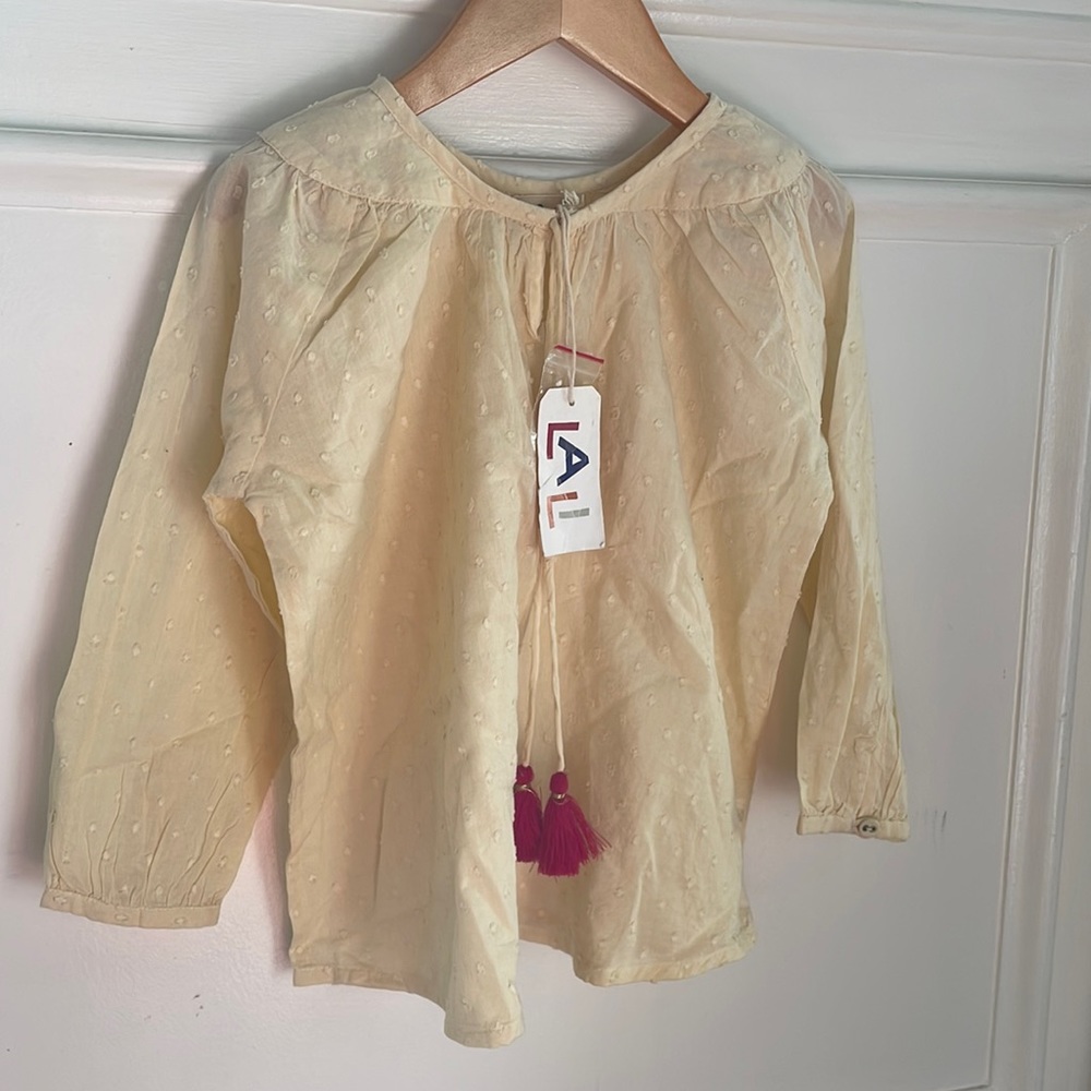 Lali girls NWT long sleeve shirt size 5